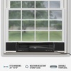 image:imageVornado TRANSOM Window Fan with 4 Speeds Remote Control Reversible Exhaust Mode Weather Resistant Case Black Whole RoomBlack