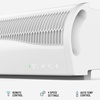 image:imageVornado TRANSOM Window Fan with 4 Speeds Remote Control Reversible Exhaust Mode Weather Resistant Case Black Whole RoomWhite