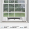 image:imageVornado TRANSOM Window Fan with 4 Speeds Remote Control Reversible Exhaust Mode Weather Resistant Case Black Whole RoomWhite