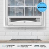 image:imageVornado TRANSOM Window Fan with 4 Speeds Remote Control Reversible Exhaust Mode Weather Resistant Case Black Whole RoomWhite