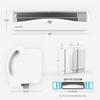 image:imageVornado TRANSOM Window Fan with 4 Speeds Remote Control Reversible Exhaust Mode Weather Resistant Case Black Whole RoomWhite