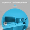image:imageVornado VFAN Mini Modern Personal Desk Fan with 2Speed Control Adjustable Tilt Quiet Metal Air Circulator for Office Bedroom Dorm Compact Desktop Cooling Device Ice White