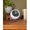 image:imageVornado VFAN Mini Modern Personal Desk Fan with 2Speed Control Adjustable Tilt Quiet Metal Air Circulator for Office Bedroom Dorm Compact Desktop Cooling Device Ice White