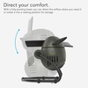 image:imageVornado Zippi Small Personal Fan Foldable Cooling for Desk 2 Speed Settings Soft Nylon Blades Directable Airflow Perfect Fan for Office and Bedroom Multiple Color Options Graphite GrayGraphite Gray