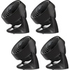 image:imageVornado 133 Small Room Air Circulator Fan 2 Speeds Adjustable Head Table Fan for Desk Nightstand BlackSmall Pack of 4