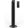 image:imageVornado OZI42DC Tower Fan with Remote and Timer Oscillating Standing Fan for Bedroom Variable Speed for Precise Control Energy Saving Design for Whole Room Cooling Indoor Floor Fan BlackOZI42DC Energy Smart