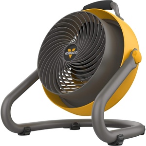image:imageVornado 293 Large Heavy Duty Shop Fan 3 Speed Electric Fan High Impact Casing IP54Rated Motor Whole Room Air Circulator Pivoting Head Carry Handle 16 Floor Fan for Bedroom and Garage YellowYellow