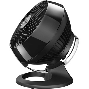 image:imageVornado 660 Large Air Circulator Fan 4Speed Whole Room Electric Fan with 90Degree Tilt Chrome Glide Bar Quiet Cooling for Bedroom Office Dorm Room Black IndoorBlack