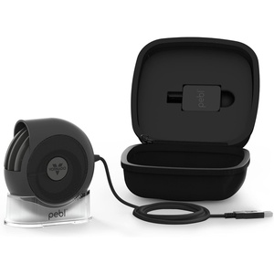 image:imageVornado PEBL Portable USB Desk Fan with Magnetic Base 2 Speed Settings Adjustable Airflow Personal Cooling Device Mini Travel Fan for Home Office and TravelPEBL PAK  Case Included