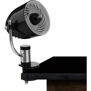 image:imageVornado Pivot Clip Personal Air Circulator 3Speed Portable Desk Fan with MultiSurface Clip 360Degree Adjustable Axis 9 in Tall 4 in Diameter Whisper Quiet Ice WhiteBlack