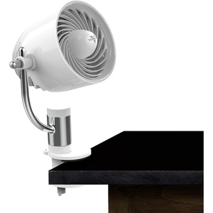 image:imageVornado Pivot Clip Personal Air Circulator 3Speed Portable Desk Fan with MultiSurface Clip 360Degree Adjustable Axis 9 in Tall 4 in Diameter Whisper Quiet Ice WhiteWhite