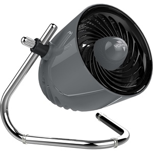 image:imageVornado Pivot Personal Air Circulator Fan 6inch Quiet Portable Travel Fan 3 Speeds ChampagneStorm Gray