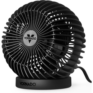 image:imageVornado SPHERE Personal Adjustable Fan Quiet Operation Targeted Cooling Airflow 2 Speed Settings Manual Control Detachable Base Fan for Desktop Nightstand and Office BlackPersonal