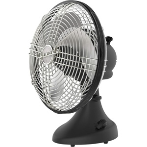 image:imageVornado Silver Swan Vintage Oscillating Fan Brushed NickelMatte Black