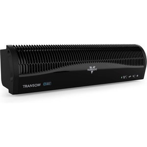image:imageVornado TRANSOM Window Fan with 4 Speeds Remote Control Reversible Exhaust Mode Weather Resistant Case Black Whole RoomBlack