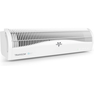 image:imageVornado TRANSOM Window Fan with 4 Speeds Remote Control Reversible Exhaust Mode Weather Resistant Case Black Whole RoomWhite