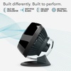 image:imageVornado 160 Personal Air Circulator Small Fan for Dorm Desk and Bedside Powerful Personal Cooling 2 Speed Settings Vortex Air Circulation Chrome Glide Bar MultiDirectional Airflow BlackTable Fans