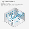 image:imageVornado 160 Personal Air Circulator Small Fan for Dorm Desk and Bedside Powerful Personal Cooling 2 Speed Settings Vortex Air Circulation Chrome Glide Bar MultiDirectional Airflow BlackTable Fans