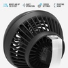 image:imageVornado 160 Personal Air Circulator Small Fan for Dorm Desk and Bedside Powerful Personal Cooling 2 Speed Settings Vortex Air Circulation Chrome Glide Bar MultiDirectional Airflow BlackTable Fans