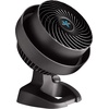 image:imageVornado 530 Compact Air Circulator Fan 3Speed Manual Control Adjustable Tilt Whole Room Cooling Black Floor Fan for Bedroom and Office Vortex Action 65 ft RangeBlack
