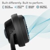image:imageVornado 602 Whole Room Air Circulator Pedestal Fan with 3 Speeds Adjustable Height Personal Black