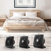 image:imageVornado 673T Whole Room Air Circulator Fan 3 Speed Settings 90 Degree Pivoting Head Deep Pitched Blades Vortex Action Technology Black Electric Fan for Bedroom Office HomeWhole Room