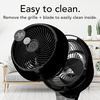 image:imageVornado 6803 OSC Whole Room Pedestal Circulator with Oscillation Included Remote 3544 Adjustable Height Timer Aromatherapy with Included Scent Pads 4 Speed Settings EasyClean Removable Grille