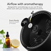 image:imageVornado 753 OSC Whole Room Air Circulator Fan with Oscillation Included Remote Auto Mode Aromatherapy with Included Scent Pads 3 Speeds EasyClean Removable Grille Powerful Airflow Black