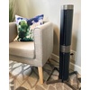 image:imageVornado Airbar 4 Tower Fan and Horizontal Air Circulator with Remote Control 35Inch 3 Speed Settings MultiDirectional Airflow Touch Control Versatile Cooling Power Magnetic Base BlackContemporary