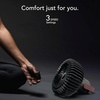 image:imageVornado FLY MOVE Rechargeable Fan Handheld Up to 17 Hour Battery Power Life on Low 3 Speed Settings Minimal Footprint Small Portable Fan Powerful Airflow Travel Friendly USBC Charger Black