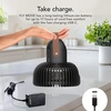 image:imageVornado FLY MOVE Rechargeable Fan Handheld Up to 17 Hour Battery Power Life on Low 3 Speed Settings Minimal Footprint Small Portable Fan Powerful Airflow Travel Friendly USBC Charger Black