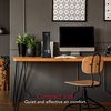 image:imageVornado HELIX2 Personal Tower Fan with 2 Speed Settings Illuminated Touch Controls 70Degrees of Oscillation Small Footprint BlackHELIX2 Oscillating