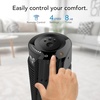 image:imageVornado OSC84 41 Whole Room Oscillating Tower Fan Remote Control 70Degree Oscillation Quiet Operation 4 Speed Settings 8Hour Timer Powerful Air Circulation Black