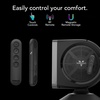 image:imageVornado STRATA 8T Oscillating Table Fan with Remote Energy Efficient DC Motor Removable Grille Pivoting Head 10 Electric Fan Speeds Quiet Operation Versatile Fan for Bedroom amp Home