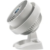 image:imageVornado 530 Compact Air Circulator Fan 3Speed Manual Control Adjustable Tilt Whole Room Cooling Black Floor Fan for Bedroom and Office Vortex Action 65 ft RangeWhite