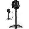 image:imageVornado 602 Whole Room Air Circulator Pedestal Fan with 3 Speeds Adjustable Height Personal Black