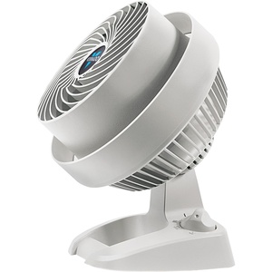 image:imageVornado 530 Compact Air Circulator Fan 3Speed Manual Control Adjustable Tilt Whole Room Cooling Black Floor Fan for Bedroom and Office Vortex Action 65 ft RangeWhite