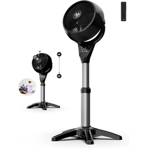 image:imageVornado 6803 OSC Whole Room Pedestal Circulator with Oscillation Included Remote 3544 Adjustable Height Timer Aromatherapy with Included Scent Pads 4 Speed Settings EasyClean Removable Grille