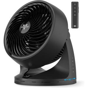 image:imageVornado 753 OSC Whole Room Air Circulator Fan with Oscillation Included Remote Auto Mode Aromatherapy with Included Scent Pads 3 Speeds EasyClean Removable Grille Powerful Airflow Black