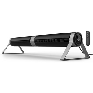 image:imageVornado Airbar 6 Tower Fan and Horizontal Air Circulator with Remote Control 44Inch 3 Speed Settings MultiDirectional Airflow Touch Control Versatile Cooling Power Magnetic Base Black