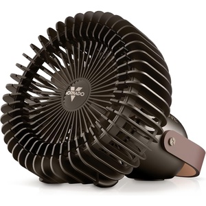 image:imageVornado FLY MOVE Rechargeable Fan Handheld Up to 17 Hour Battery Power Life on Low 3 Speed Settings Minimal Footprint Small Portable Fan Powerful Airflow Travel Friendly USBC Charger Black