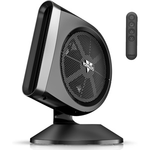 image:imageVornado STRATA 8T Oscillating Table Fan with Remote Energy Efficient DC Motor Removable Grille Pivoting Head 10 Electric Fan Speeds Quiet Operation Versatile Fan for Bedroom amp Home
