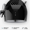 image:imageVornado Pivot6 Whole Room Air Circulator Fan with 4 Speeds Remote Control Rotating Axis Black