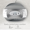 image:imageVornadobaby Breesi Nursery Air Circulator Fan for Baby and Kids Room with Child Lock Hidden Cord Storage FingerFriendly Design WhiteWhite