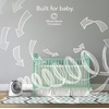 image:imageVornadobaby Breesi Nursery Air Circulator Fan for Baby and Kids Room with Child Lock Hidden Cord Storage FingerFriendly Design WhiteWhite