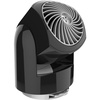 image:imageVornado Flippi V10 Oscillating Compact Air Circulator Fan Quiet Portable Fan for Office or Bedroom Adjustable Head 3 Speeds Graphite GrayBlack
