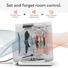 image:imageVornado Velocity CUBE 5S Whole Room Space Heater with Swiveling Base Indoor Use Vortex Heat Circulation LED Touch Controls 112 Hour Timer Advanced Safety Features AutoClimate Control WhiteCube 5S 2024 Model